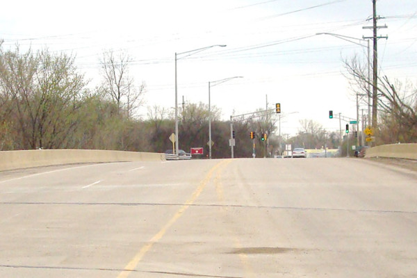 Roadway near completion