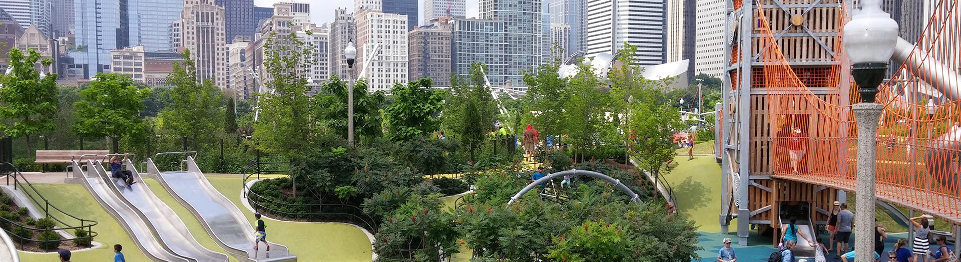 Maggie Daley Park play structure