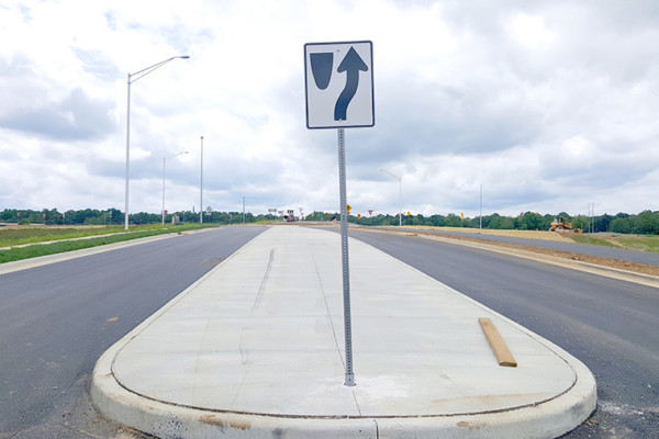 I – 69 Section 5 median