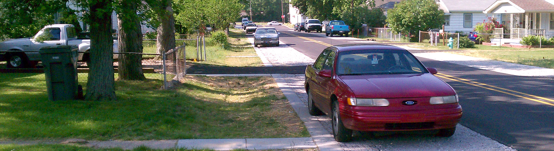 On street parking on 17th Street