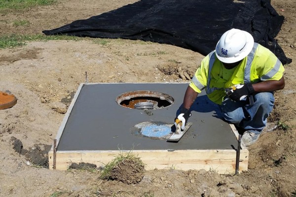 Smoothing out concrete