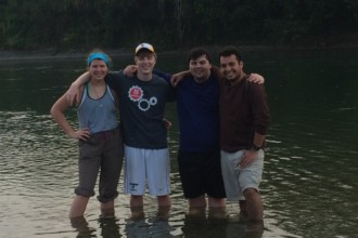 Adrian Fernandez working with Engineers without Borders